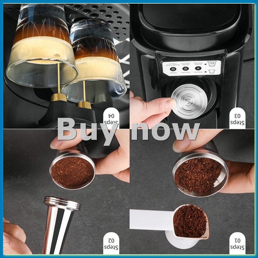 Coffee Maker - Reusable Refillable Coffee Capsule for LOR