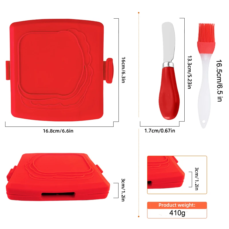 3pack Food Grade Sandwich Toas - Toaster 评论和价格