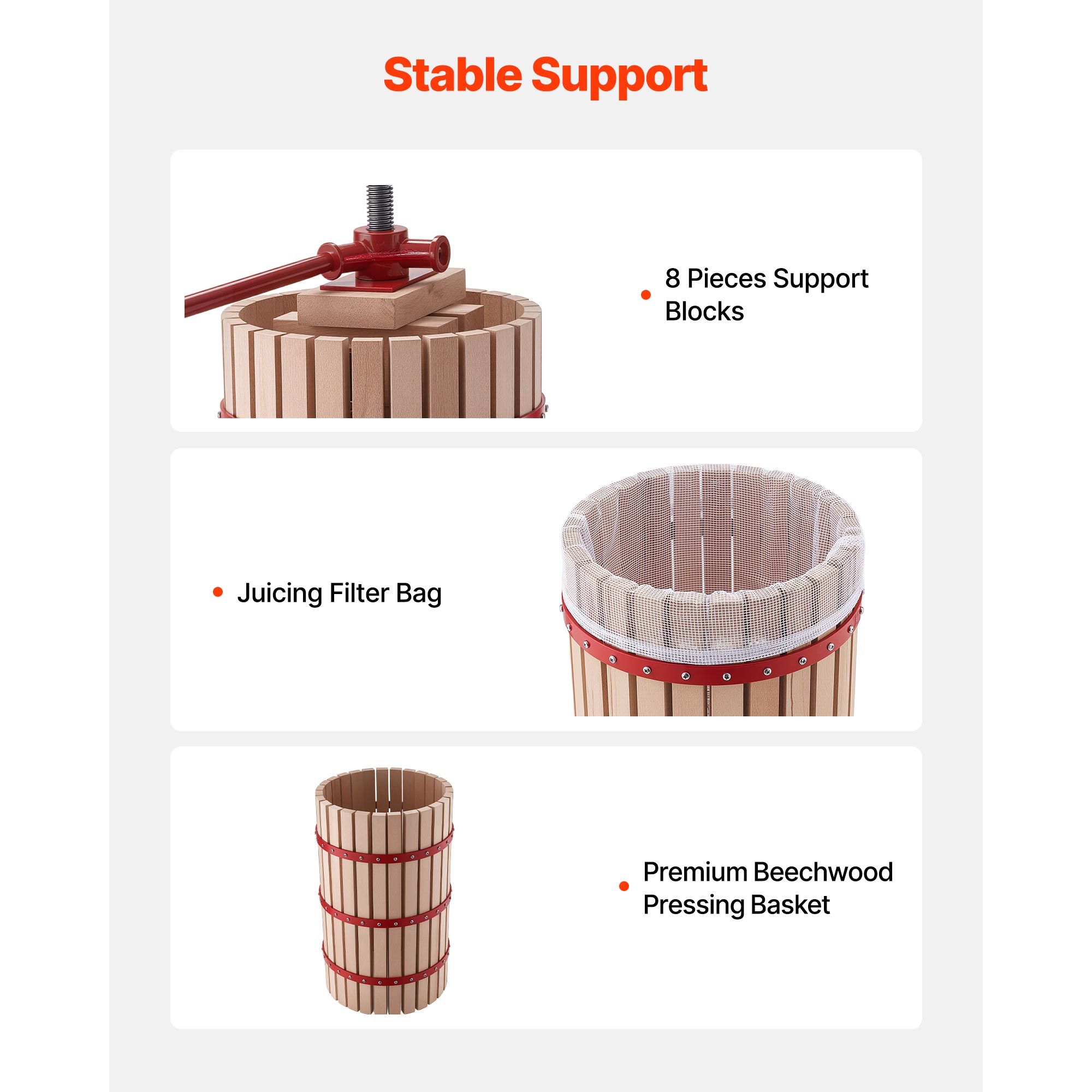 Fruit Wine Press, 7.93Gal/30L  - Juicer 评论和价格