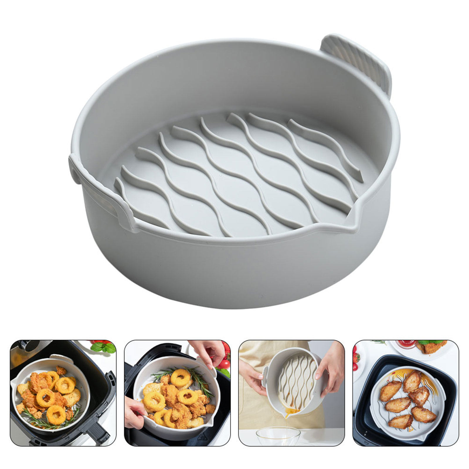 Household Air Fryer Silicone L - Air Fryer 评论和价格
