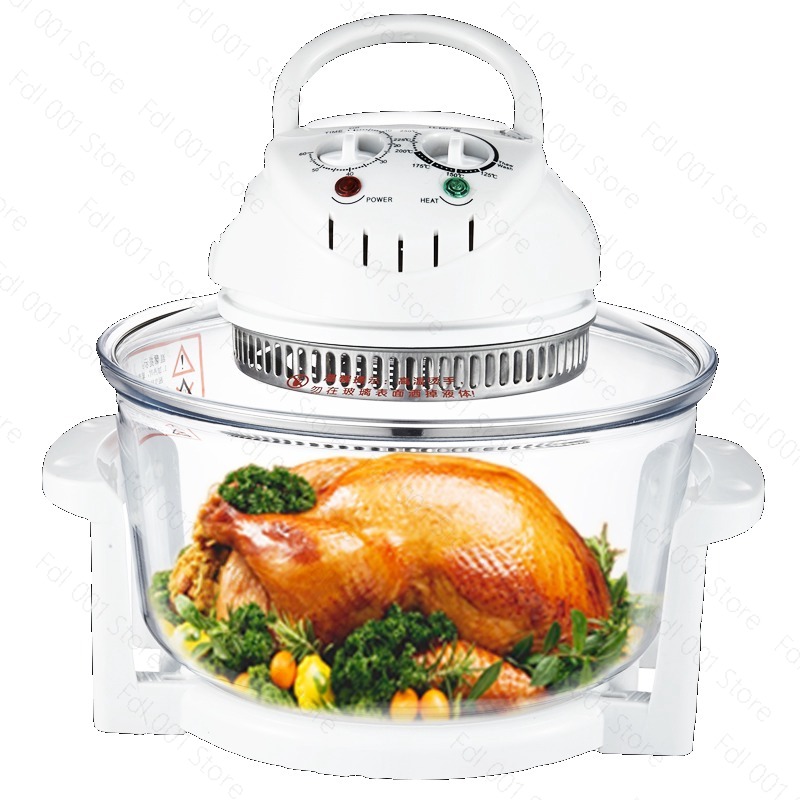 Glass Air fryer Light wave fur - Air Fryer 评论和价格