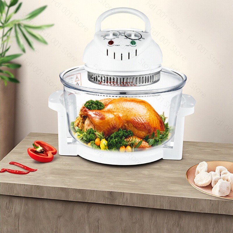 Glass Air fryer Light wave fur - Air Fryer 评论和价格
