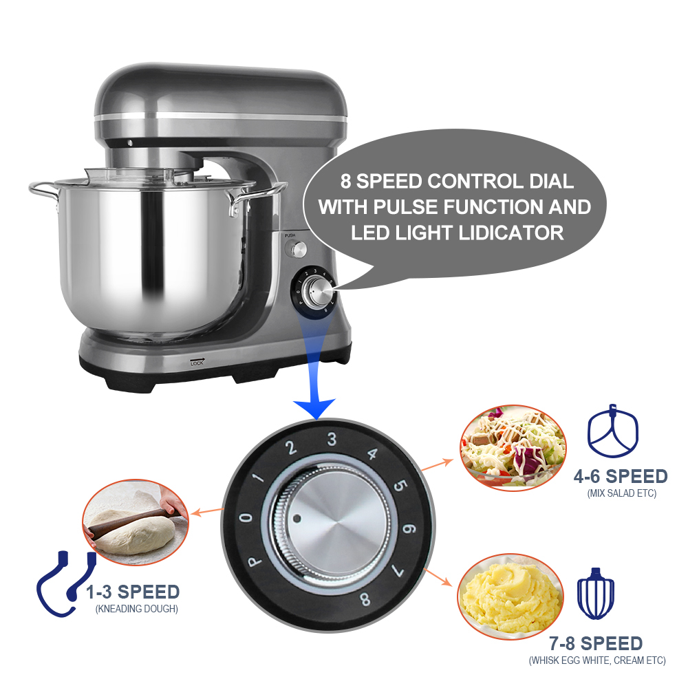 New Die Cast Stand Mixer OEM   - Stand Mixer 评论和价格