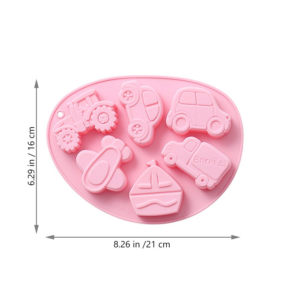 2Pcs 3D Silicone Vehicle Choco - Microwave Oven 评论和价格
