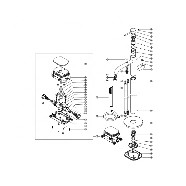Gold Minimalist Bathroom Showe - Stand Mixer 评论和价格
