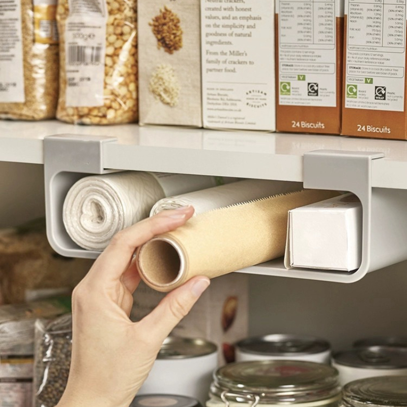 Wall Mounted Cling Film Storag - Kitchen Appliances Cabinet 评论和价格