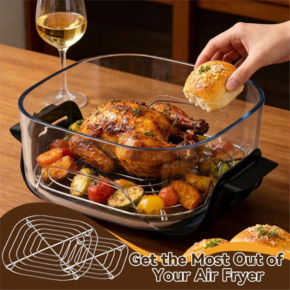 update. 3PCS Stainless Steel R - Air Fryer 评论和价格