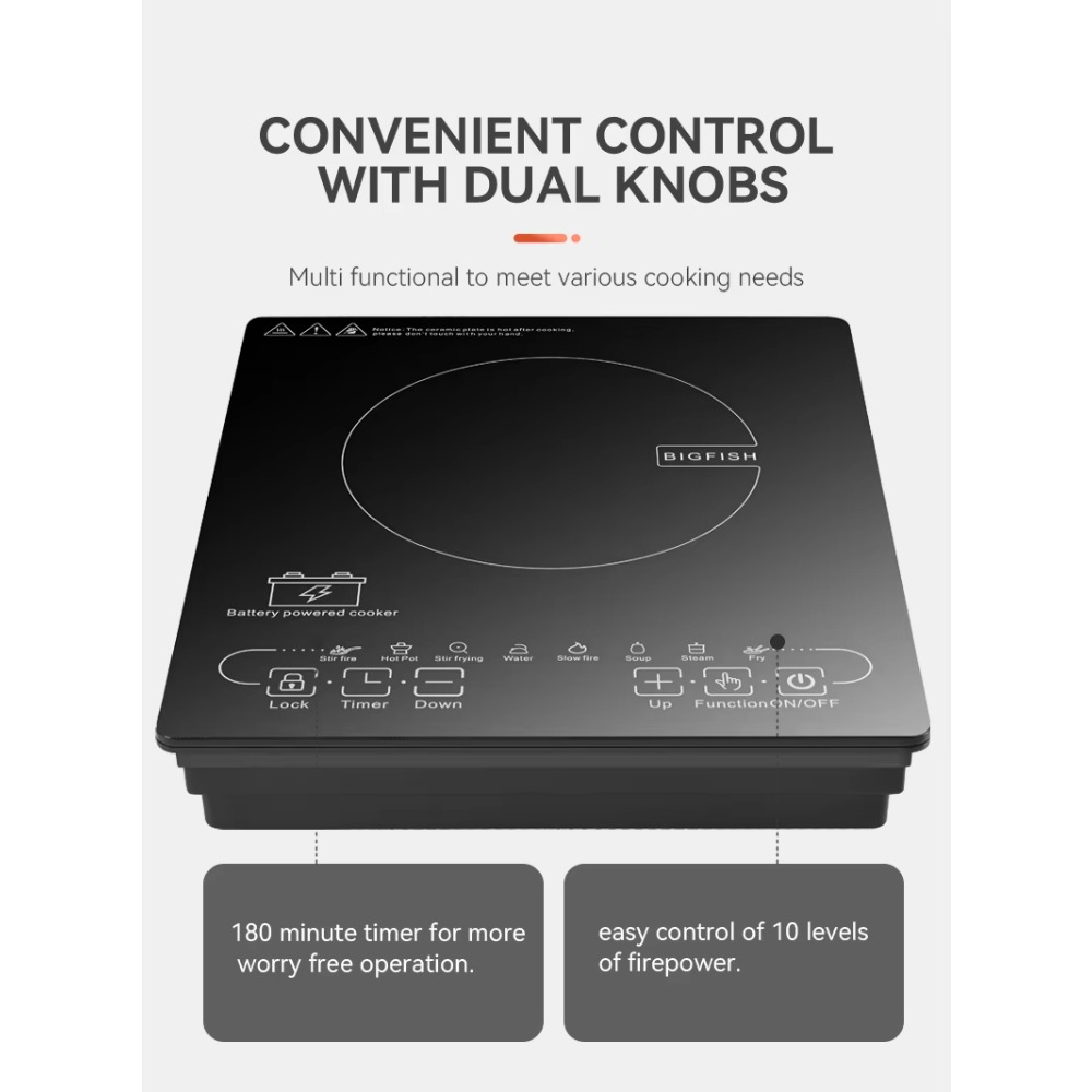 24V/48V Solar DC Induction Coo - Induction Cooktop Portable 评论和价格