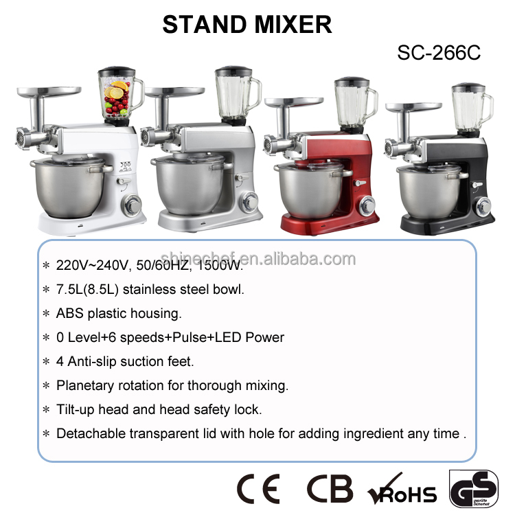 Electric 7.5L 8.5L Dough Mixer - Stand Mixer 评论和价格