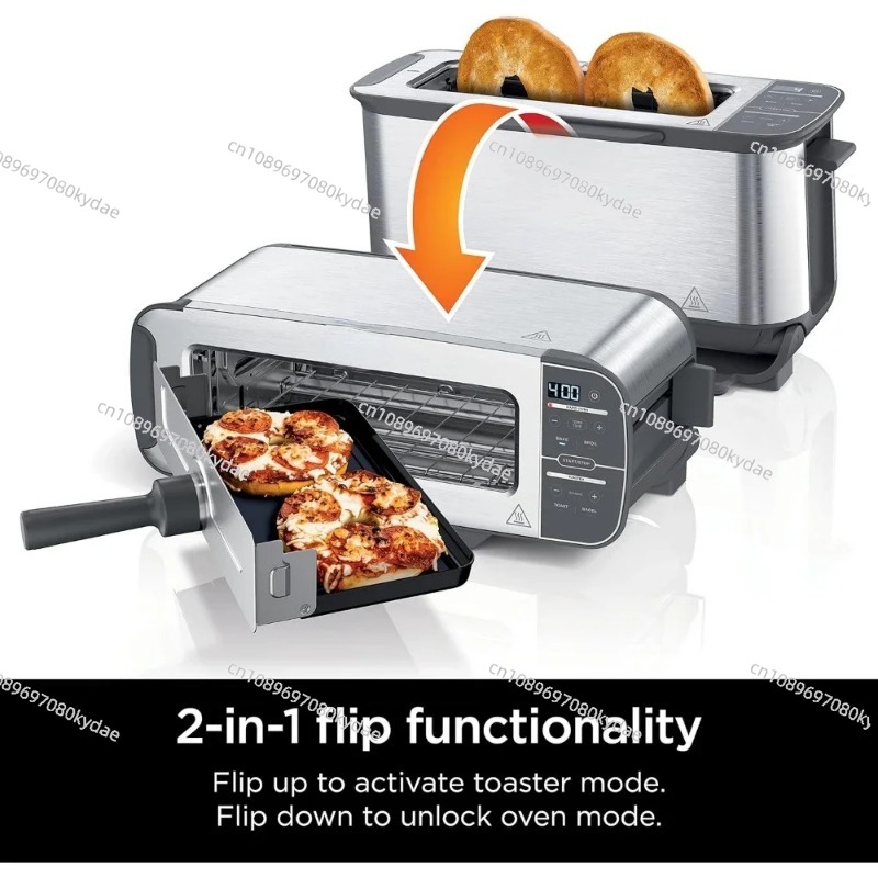 2-in-1 Flip Toaster, 2-Slice C - Toaster 评论和价格