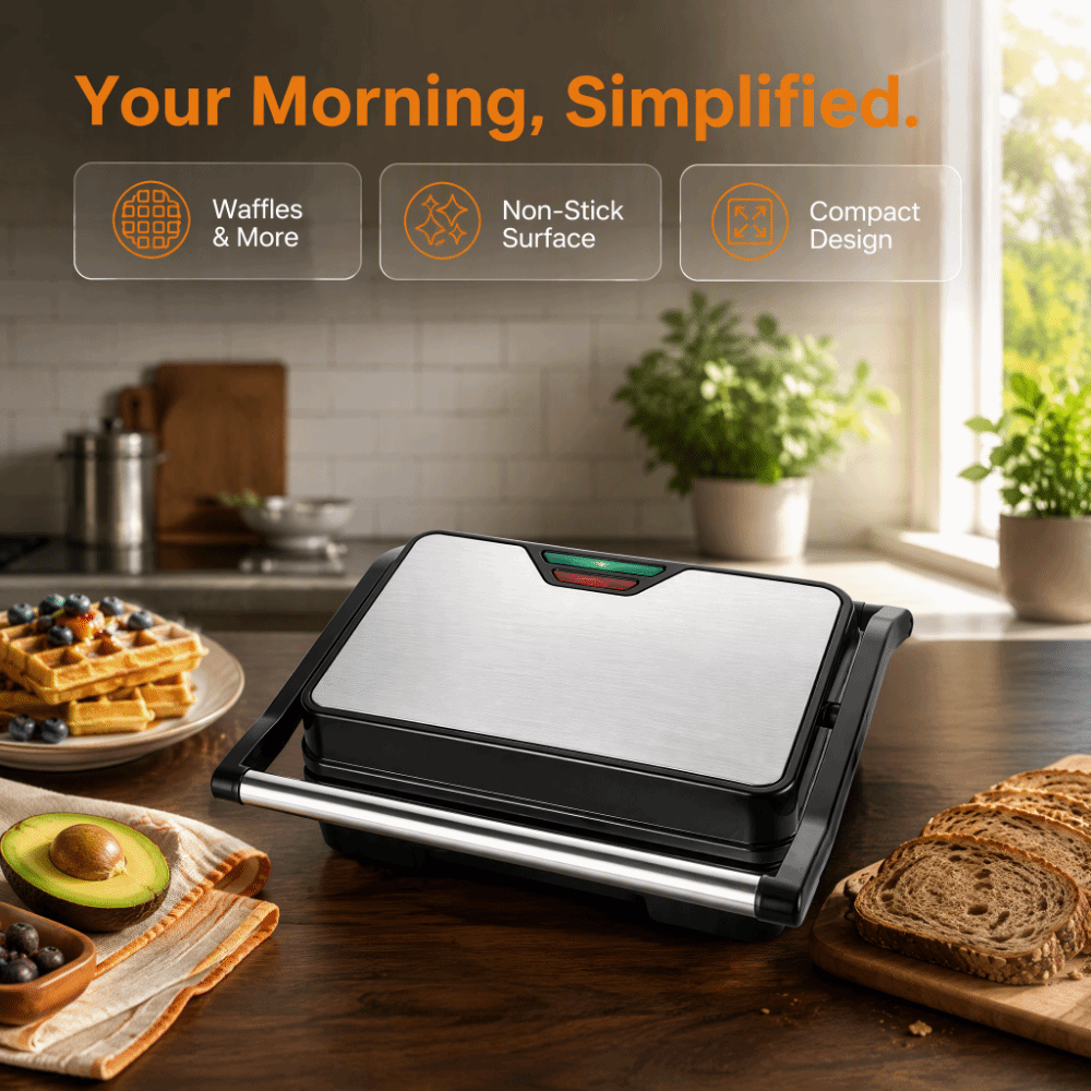 Non-Stick Sandwich Toaster Mul - Toaster 评论和价格