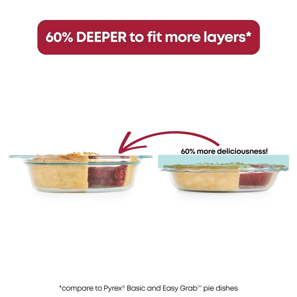 Deep Round Glass Baking Dish 9 - Microwave Oven 评论和价格
