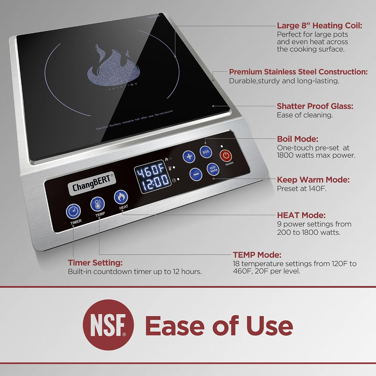 Portable Induction Cooktop Enh - Induction Cooktop Portable 评论和价格